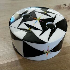 Ritzenhoff Chou Chou flower vase geometric atomic, bud vase 1990